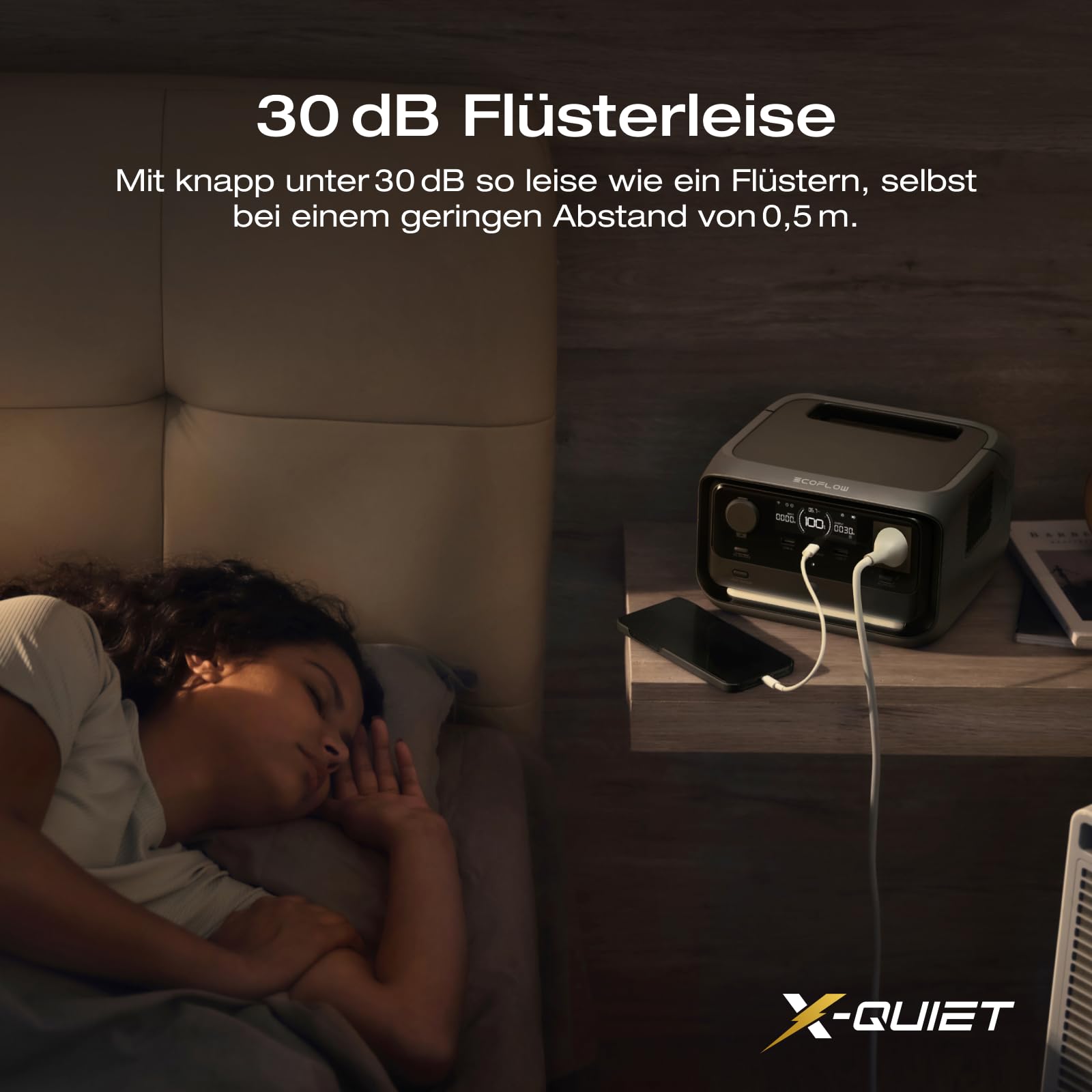 ECOFLOW RIVER 3 Plus Tragbare Powerstation, 286 Wh LFP Batterie, bis zu 1 200 W Leistung, erweiterbar auf 858 Wh, <10 ms USV, Solargenerator für Camping, RV (Generalüberholt)
